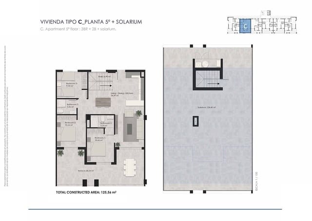 Ático de 3 habitaciones en La Mata, Torrevieja en venta con piscina garaje - 540.000 € (Ref: 7687626)