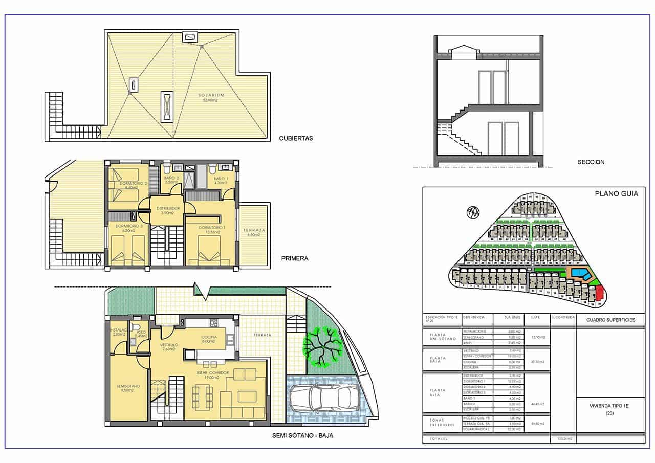 3 soveværelse Byhus til salg i Orito med swimmingpool garage - € 330.000 (Ref: 7716649)