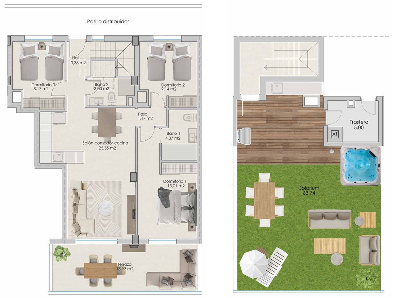 3 soveværelse Penthouse til salg i Santa Pola med swimmingpool garage - € 495.000 (Ref: 7739291)