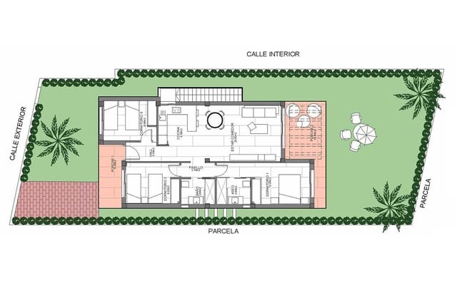3 makuuhuone Huvila myytävänä paikassa Algorfa mukana 
autotalli - 445 000 € (Ref: 7781898)