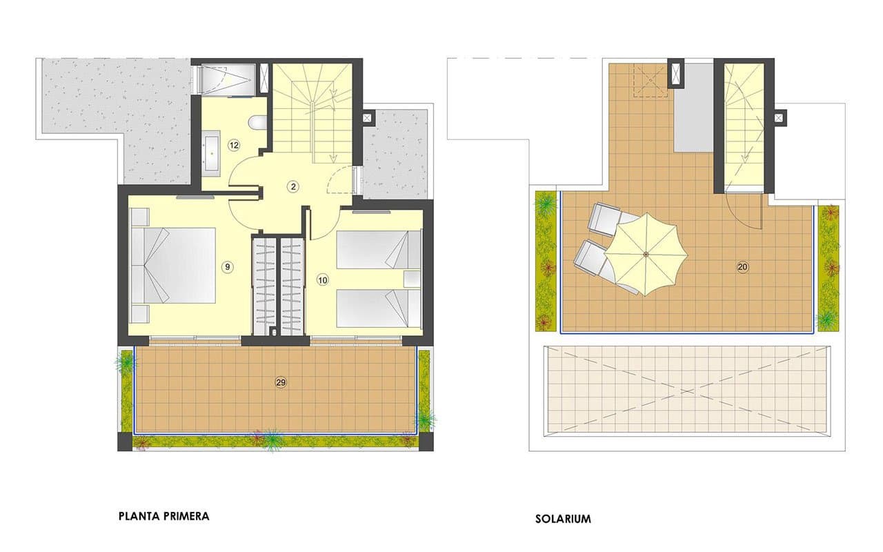 2 soveværelse Semi-Rækkehus til salg i San Juan de los Terreros med garage - € 383.000 (Ref: 7858076)