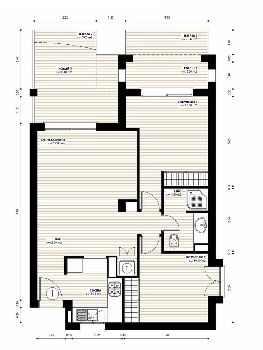 2 bedroom Apartment for sale in Denia with pool garage - € 381,150 (Ref: 7899088)