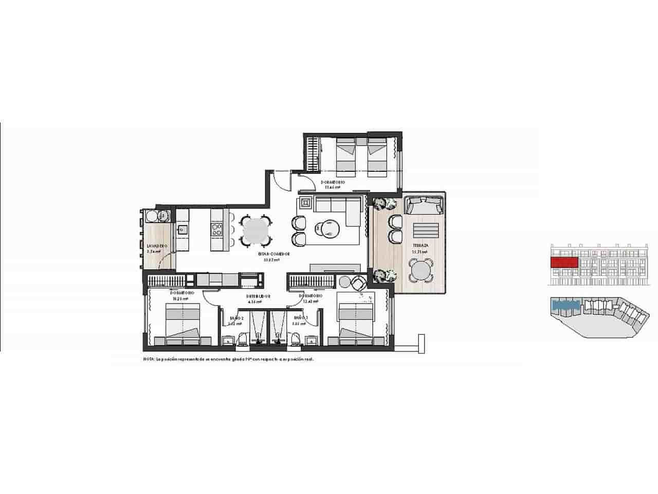 3 camera da letto Appartamento in vendita in Los Alcazares con piscina garage - 336.000 € (Rif: 7901519)