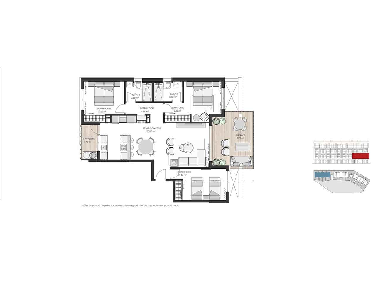 3 camera da letto Appartamento in vendita in Los Alcazares con piscina garage - 336.000 € (Rif: 7901519)