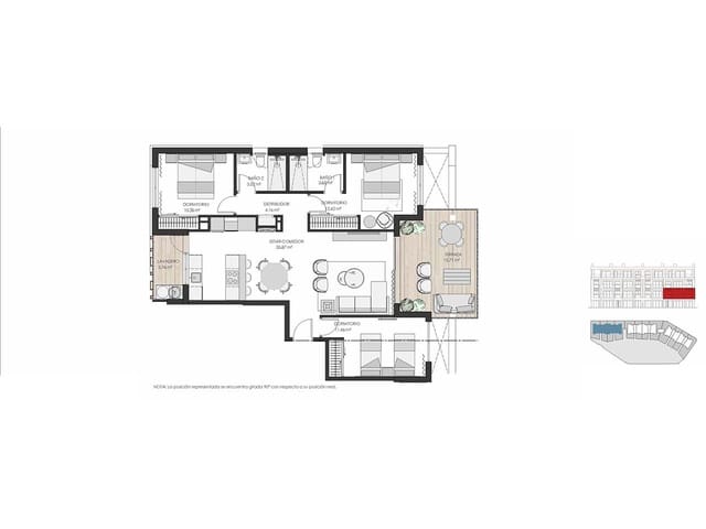 3 camera da letto Appartamento in vendita in Los Alcázares con piscina garage - 336.000 € (Rif: 7901519)