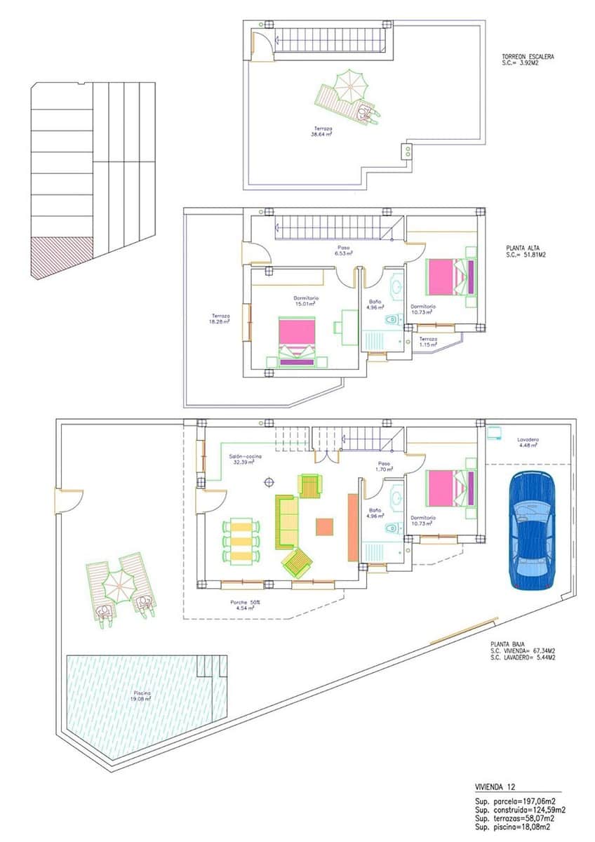 3 bedroom Villa for sale in San Pedro del Pinatar with pool garage - € 369,900 (Ref: 7991636)