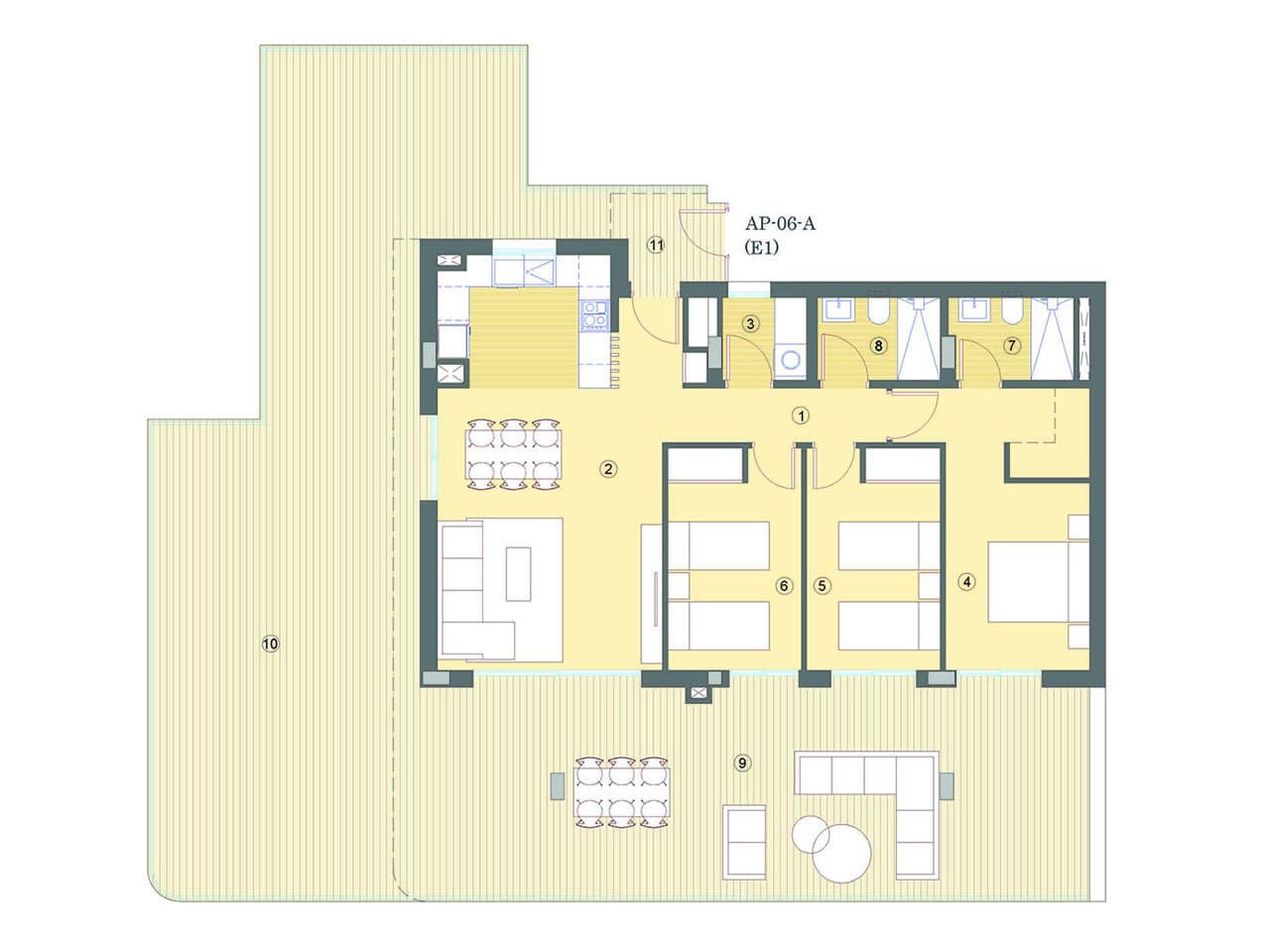 2 bedroom Penthouse for sale in Muchamiel / Mutxamel with pool garage - € 490,000 (Ref: 8064404)