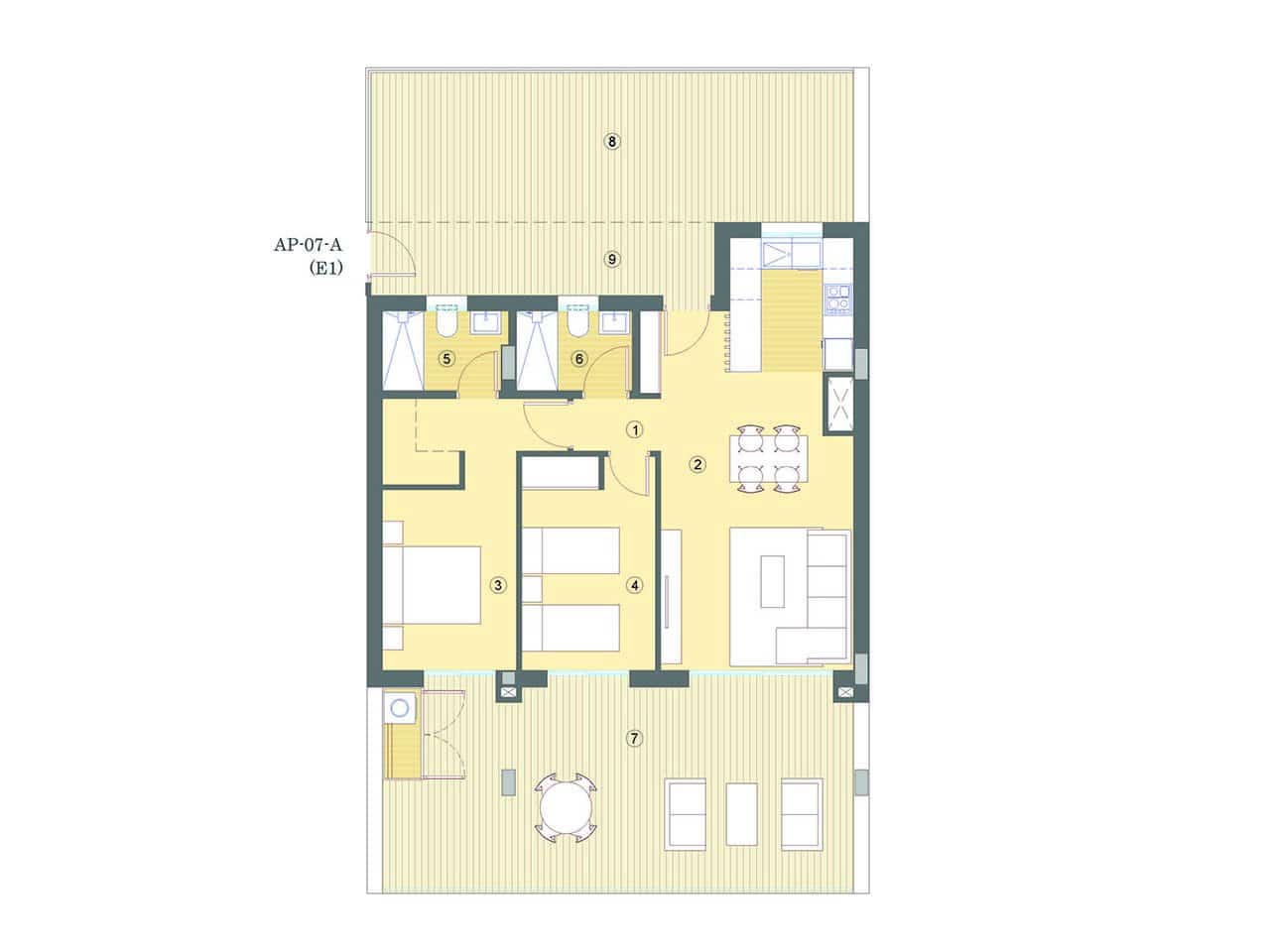 2 soverom Penthouse til salgs i Muchamiel / Mutxamel med svømmebasseng garasje - € 399 000 (Ref: 8064405)