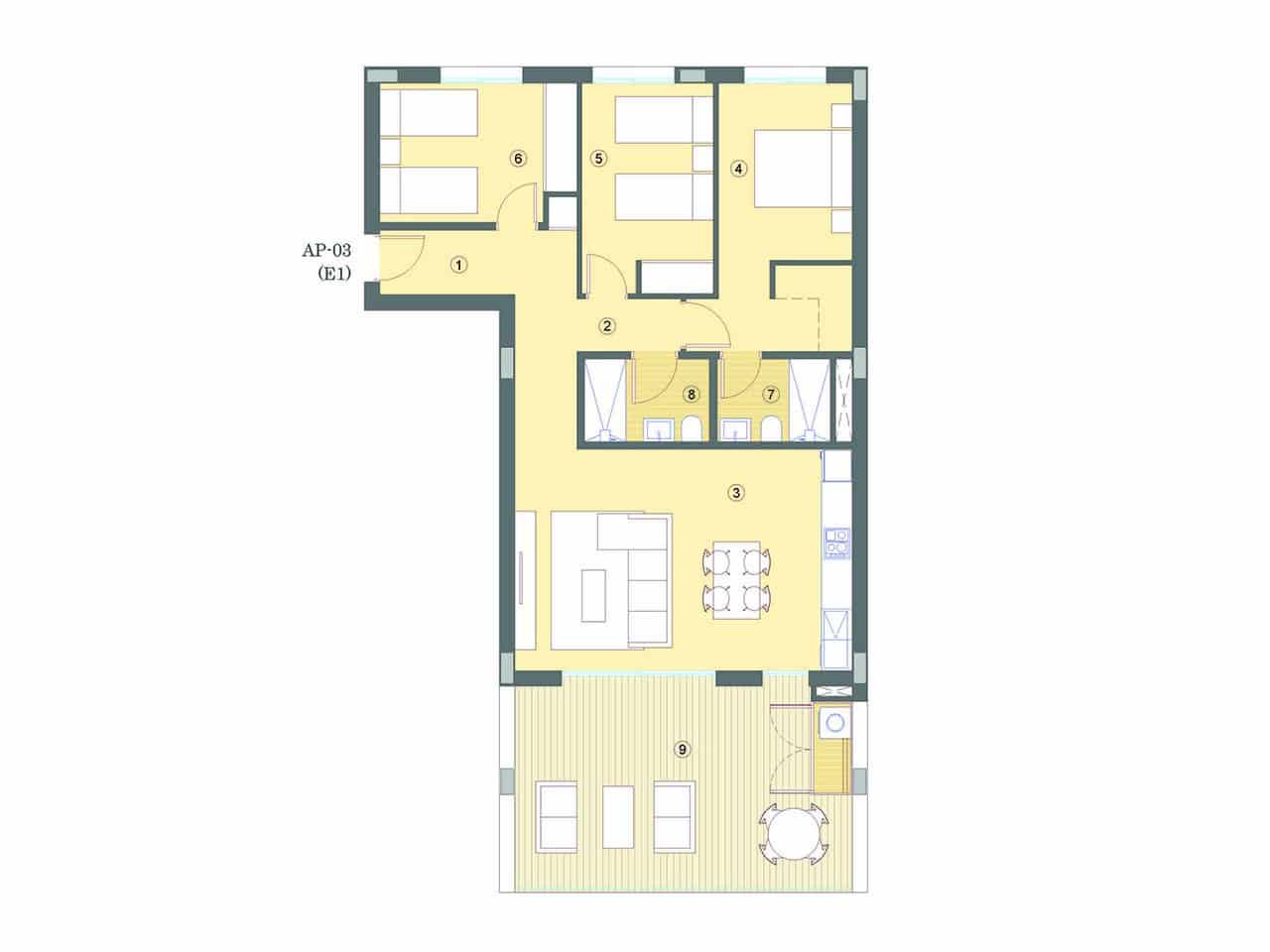 3 bedroom Apartment for sale in Muchamiel / Mutxamel with pool garage - € 316,250 (Ref: 8064406)