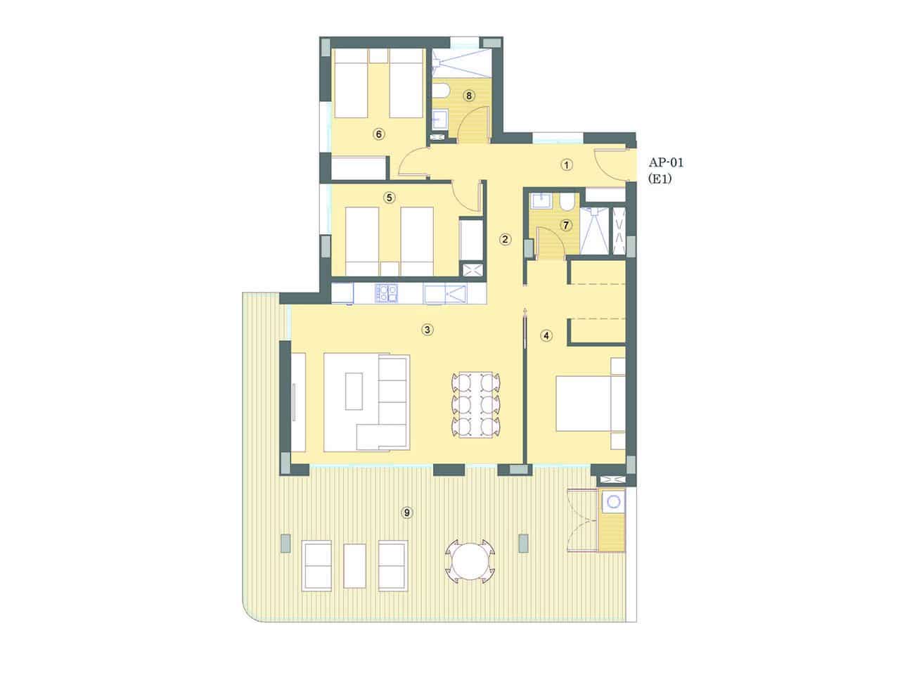 3 bedroom Apartment for sale in Muchamiel / Mutxamel with pool garage - € 316,250 (Ref: 8064406)