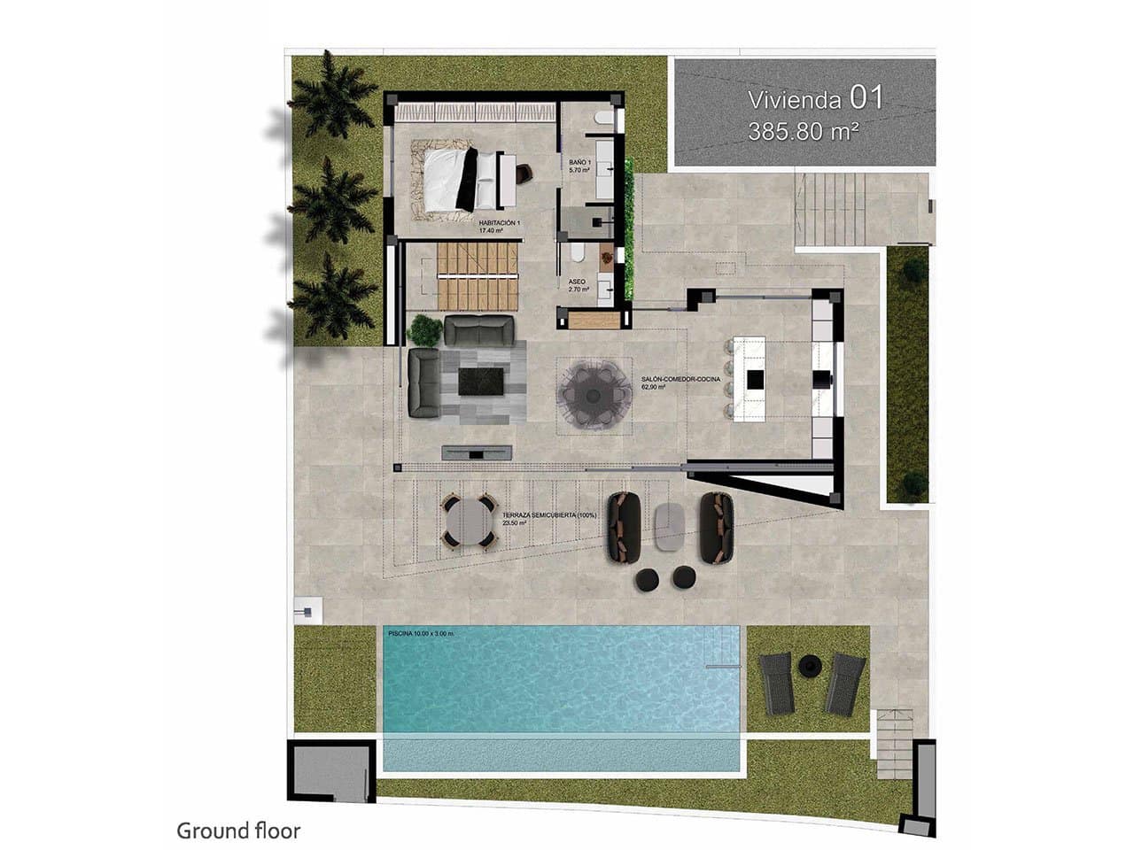 3 bedroom Villa for sale in Polop with pool garage - € 860,000 (Ref: 8151488)