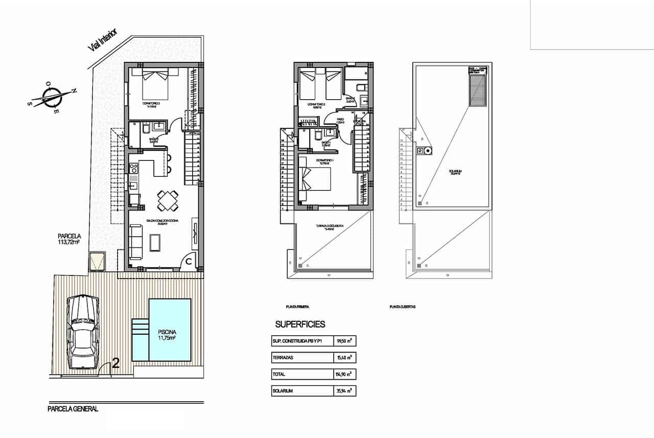 3 bedroom Villa for sale in Torrevieja with pool garage - € 385,000 (Ref: 8174059)