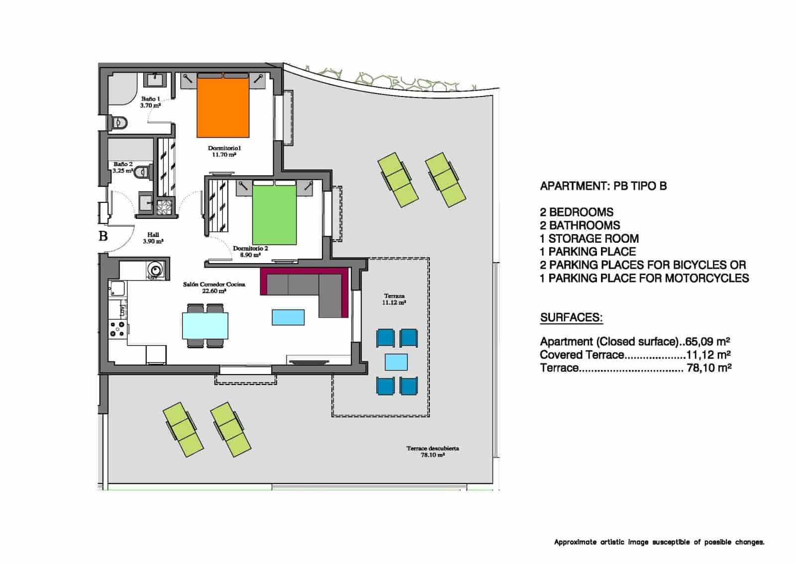 2 soverom Leilighet til salgs i Orihuela Costa med svømmebasseng garasje - € 255 000 (Ref: 8207693)