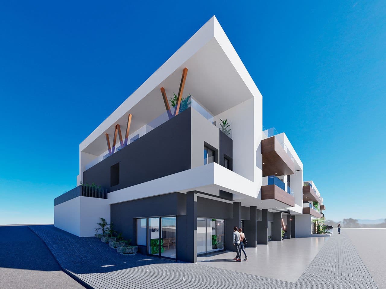 2 soveværelse Penthouse til salg i Benijofar med swimmingpool - € 441.000 (Ref: 8212411)