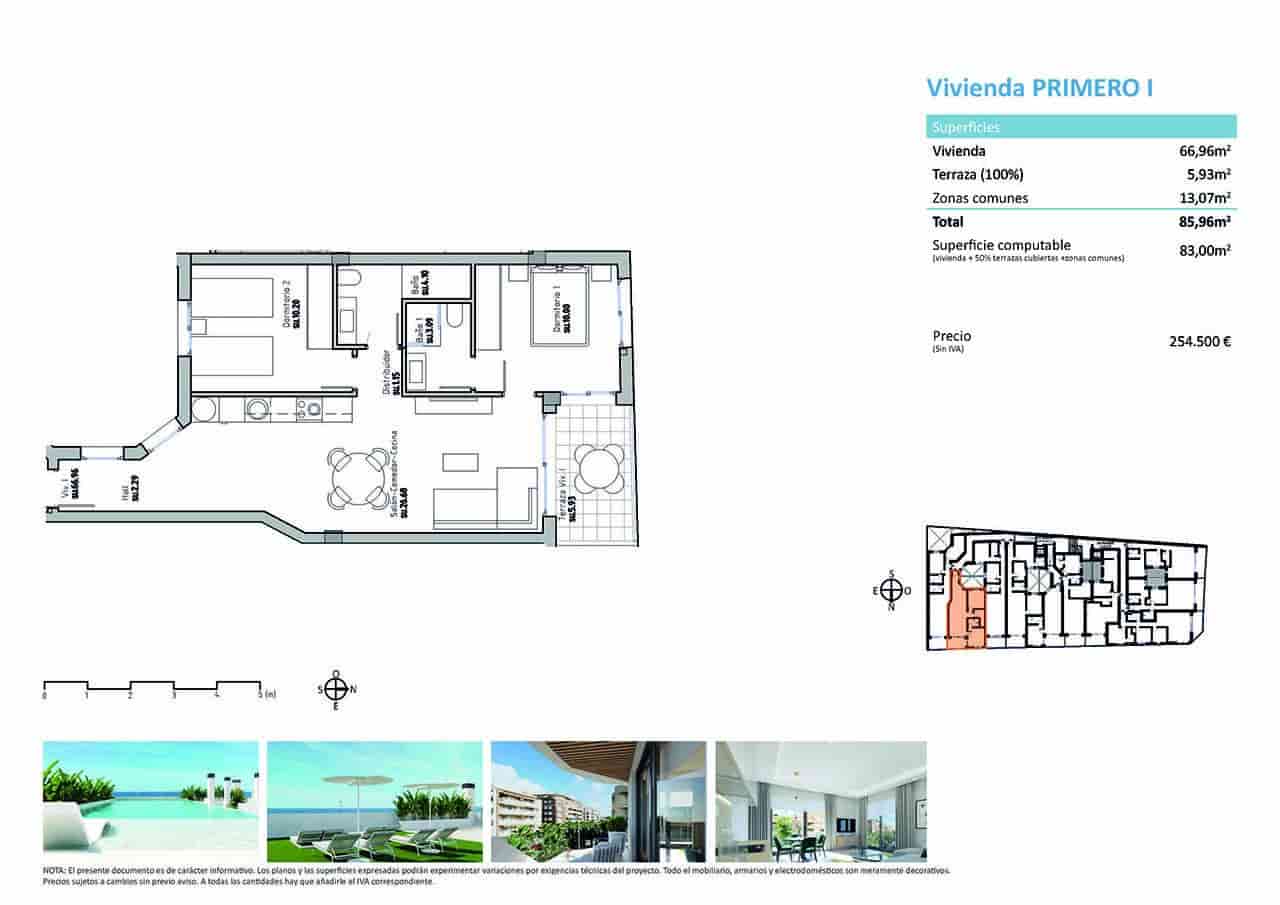 2 Zimmer Apartment zu verkaufen in Guardamar del Segura mit Pool - 297.000 € (Ref: 8462628)