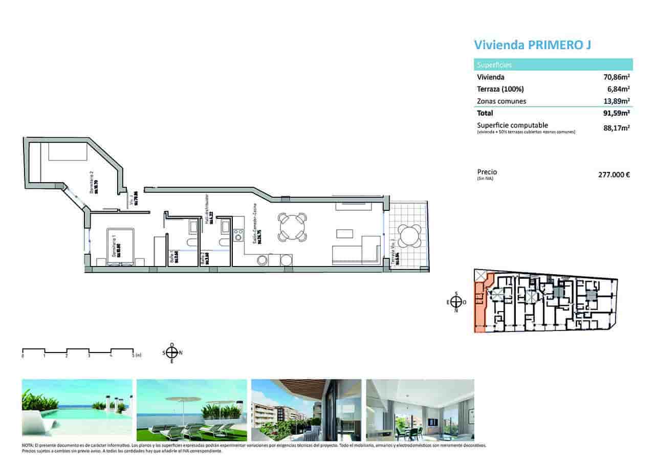 2 Zimmer Apartment zu verkaufen in Guardamar del Segura mit Pool - 297.000 € (Ref: 8462628)