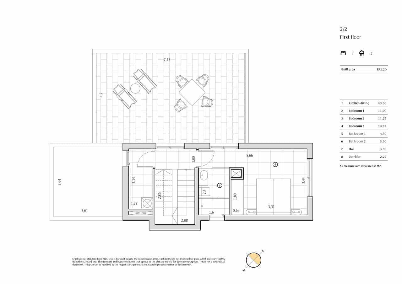 3 bedroom Villa for sale in Algorfa with pool garage - € 478,000 (Ref: 8580770)
