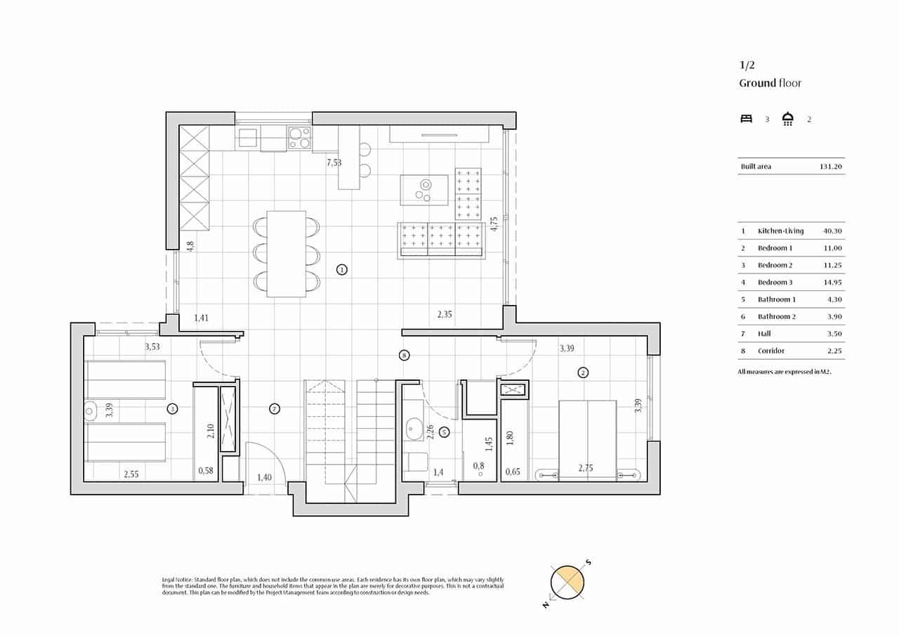 3 bedroom Villa for sale in Algorfa with pool garage - € 478,000 (Ref: 8580770)