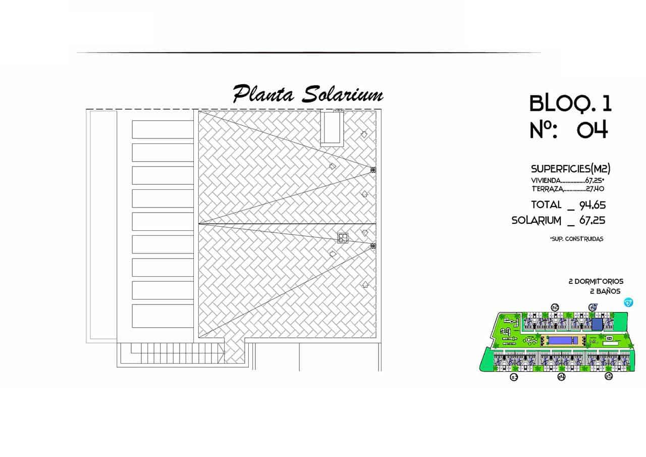2 sovrum Takvåning till salu i Algorfa med pool garage - 295 000 € (Ref: 8788643)