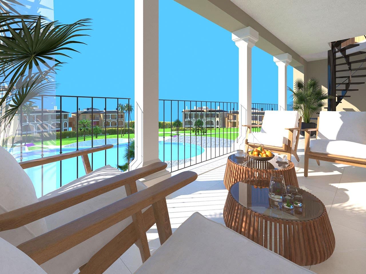 2 soveværelse Penthouse til salg i Portocolom med swimmingpool garage - € 515.000 (Ref: 8830517)