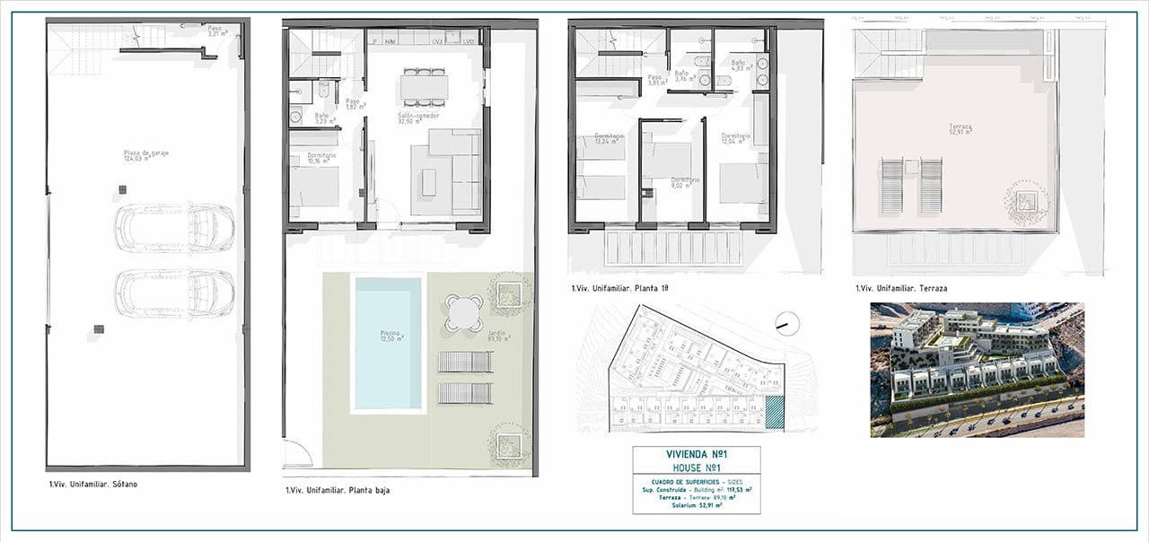 4 chambre Villa/Maison à vendre à Aguilas avec piscine garage - 378 000 € (Ref: 8885045)