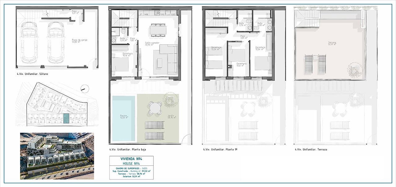 4 chambre Villa/Maison à vendre à Aguilas avec piscine garage - 378 000 € (Ref: 8885045)