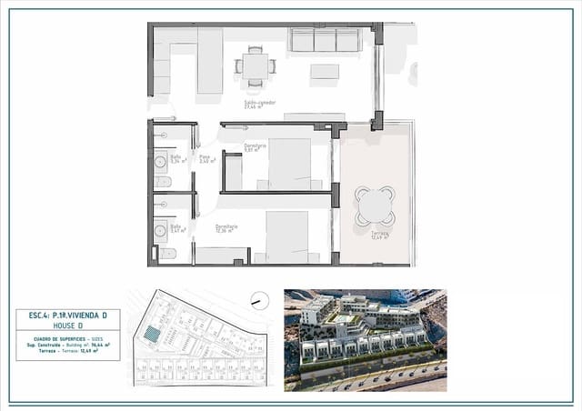 2 chambre Appartement à vendre à Aguilas avec piscine garage - 267 000 € (Ref: 8885048)