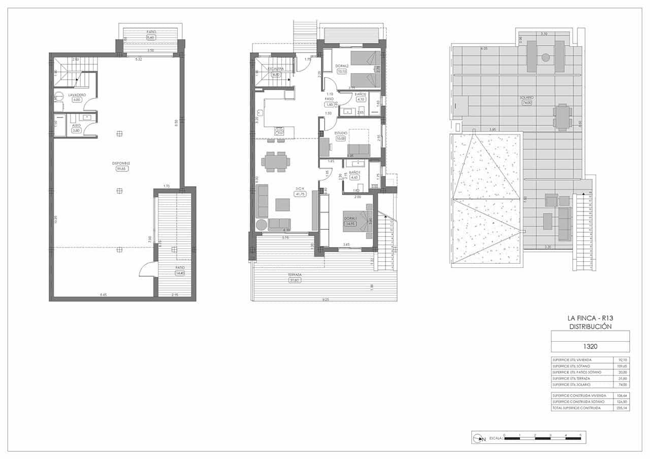 3 bedroom Semi-detached Villa for sale in Algorfa with pool - € 599,000 (Ref: 8912025)