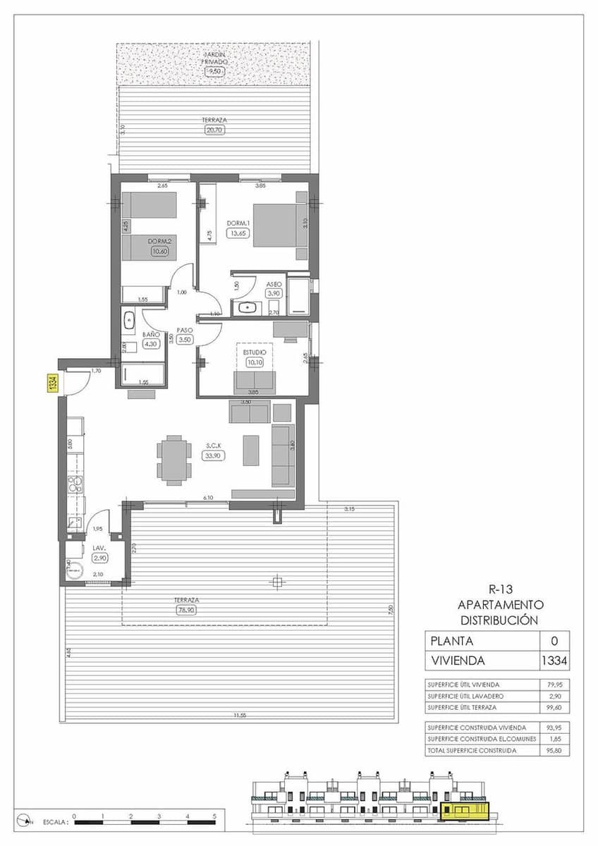 2 camera da letto Appartamento in vendita in Algorfa con piscina - 333.000 € (Rif: 8912028)