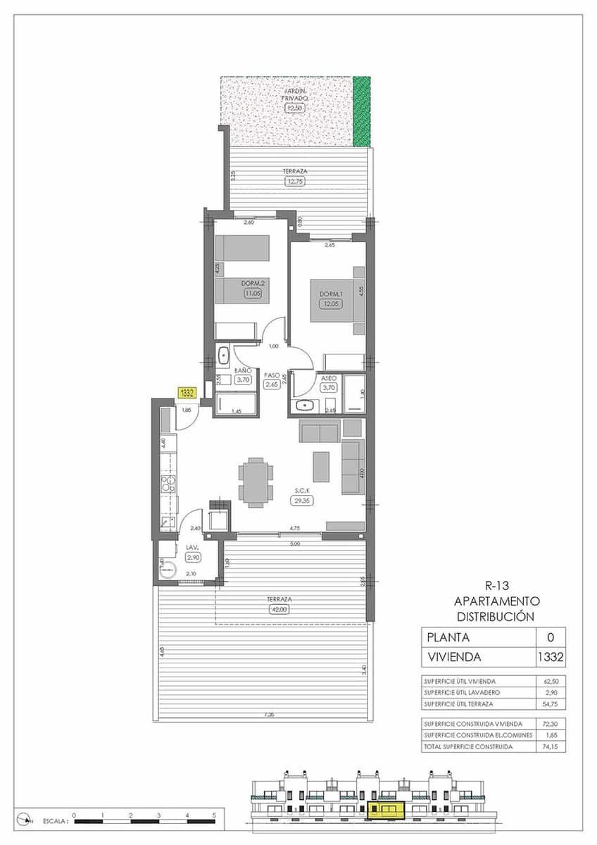 2 Zimmer Apartment zu verkaufen in Algorfa mit Pool - 283.000 € (Ref: 8912029)