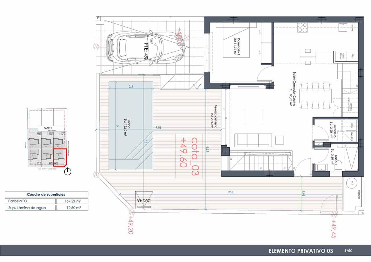 3 bedroom Villa for sale in Benijofar with pool garage - € 559,000 (Ref: 8922495)