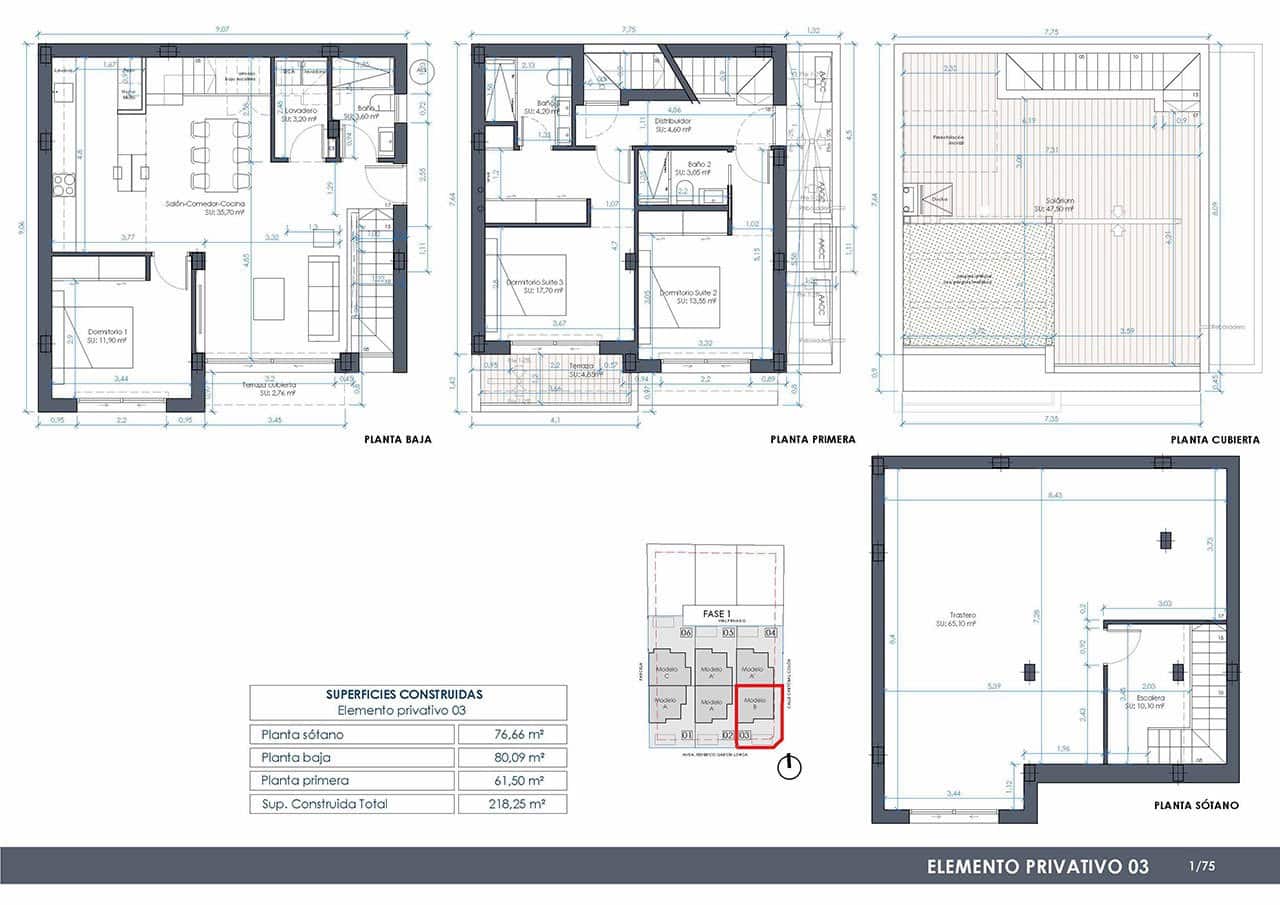 3 bedroom Villa for sale in Benijofar with pool garage - € 559,000 (Ref: 8922495)