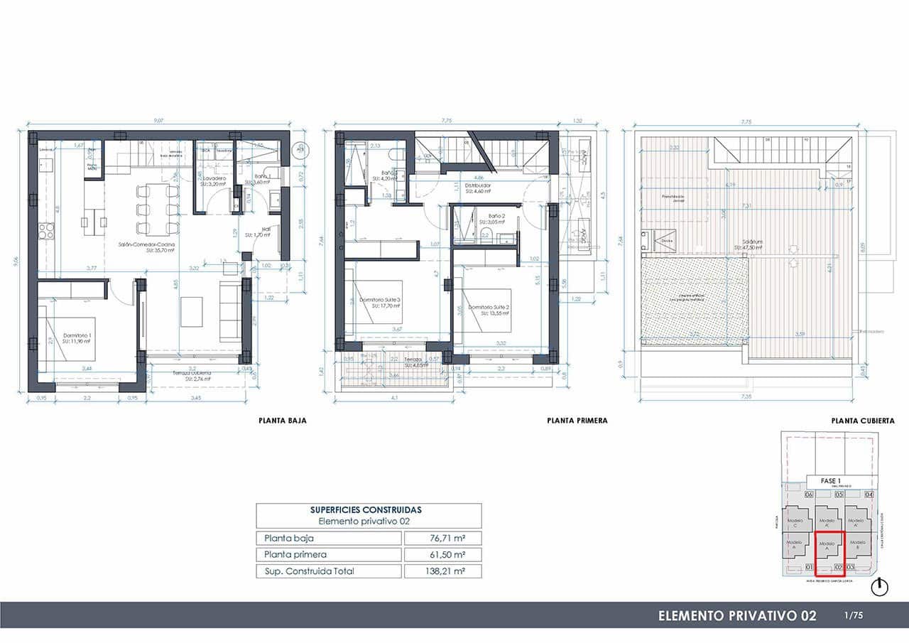 3 bedroom Villa for sale in Benijofar with pool garage - € 449,000 (Ref: 8922496)