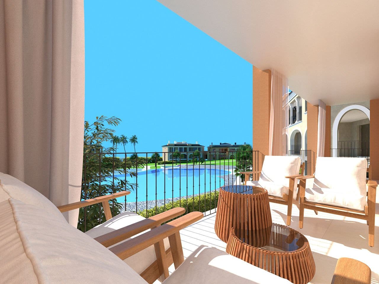 3 soveværelse Lejlighed til salg i Portocolom med swimmingpool garage - € 560.000 (Ref: 8941803)