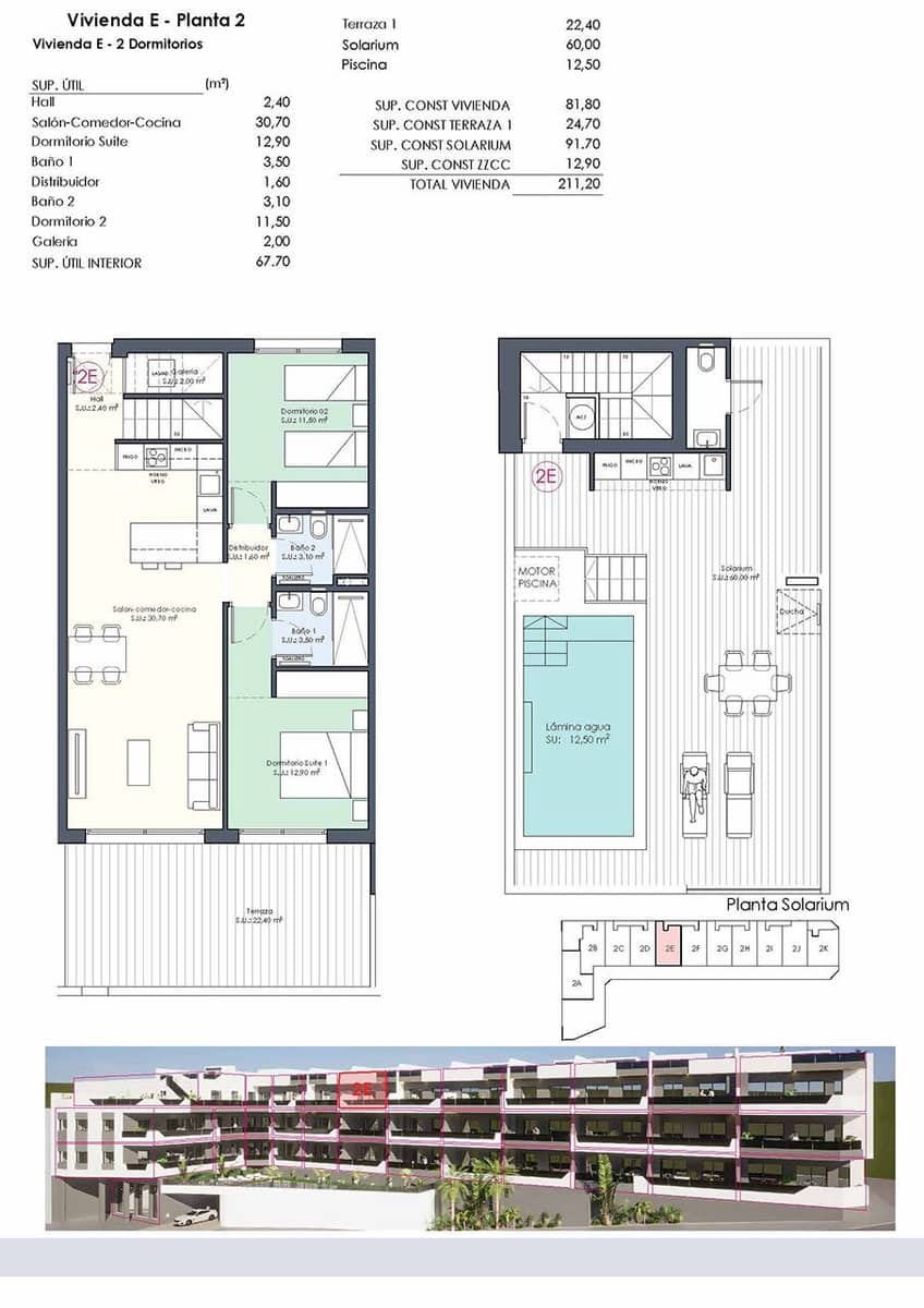 2 quarto Penthouse para venda em Benijofar com piscina - 421 000 € (Ref: 8971132)