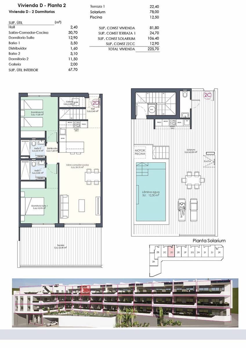 2 quarto Penthouse para venda em Benijofar com piscina - 421 000 € (Ref: 8971132)