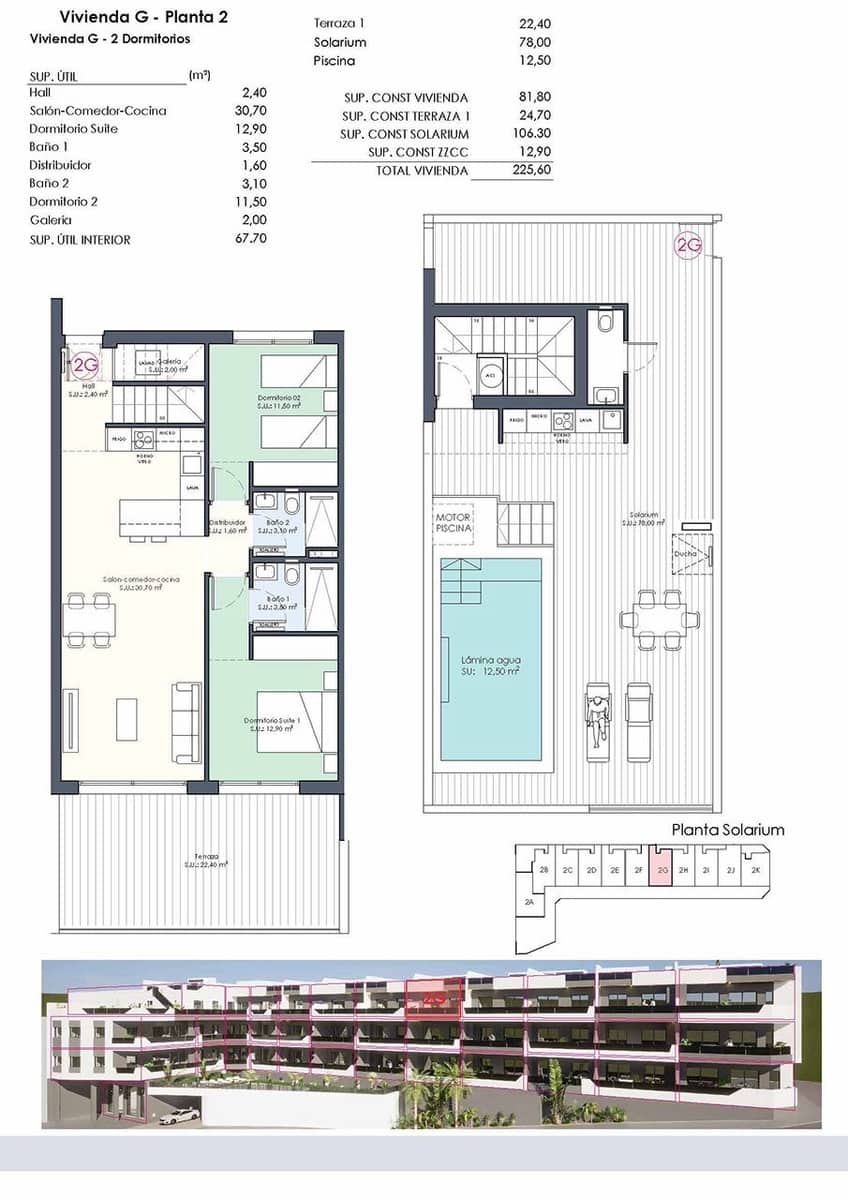 2 quarto Penthouse para venda em Benijofar com piscina - 421 000 € (Ref: 8971132)