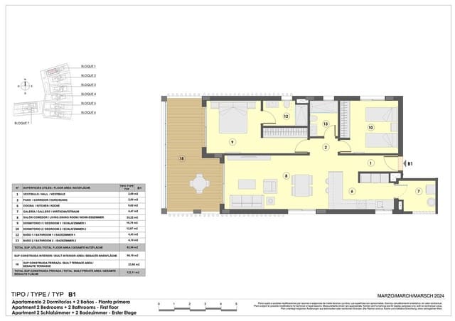 2 chambre Appartement à vendre à Colonia de Sant Jordi, Ses Salines avec piscine garage - 595 000 € (Ref: 8990184)
