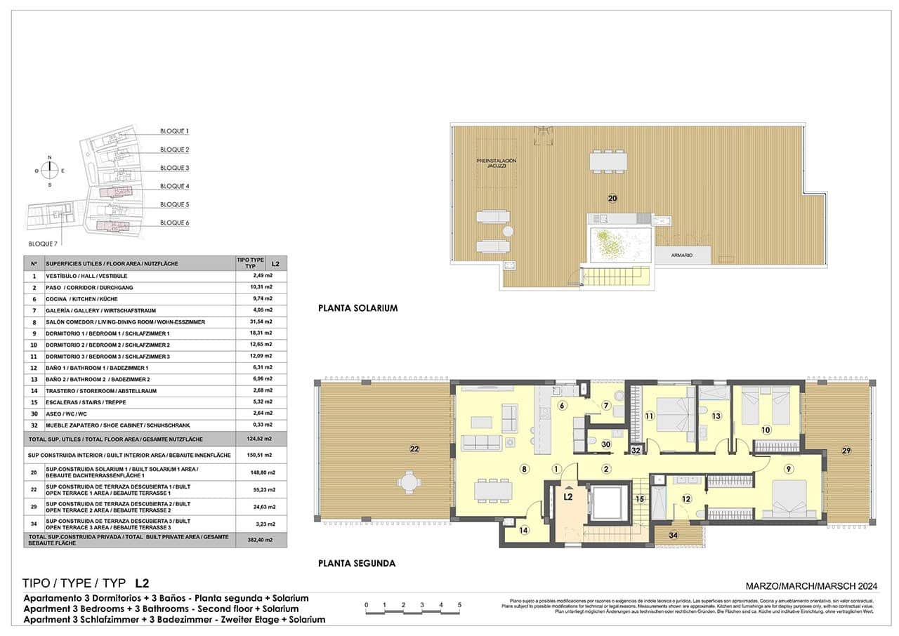 3 chambre Penthouse à vendre à Colonia de Sant Jordi avec piscine garage - 970 000 € (Ref: 8990185)