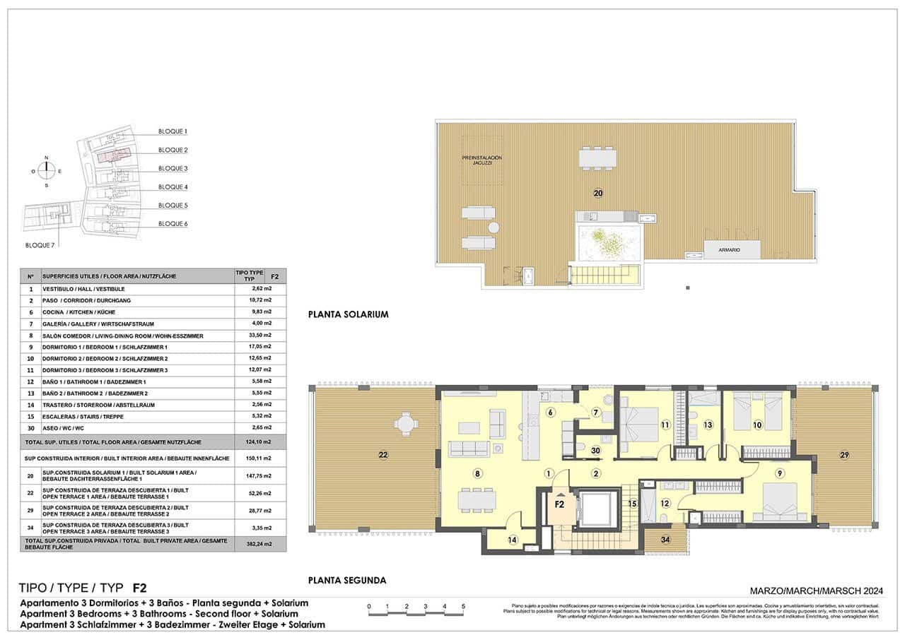3 chambre Penthouse à vendre à Colonia de Sant Jordi avec piscine garage - 970 000 € (Ref: 8990185)