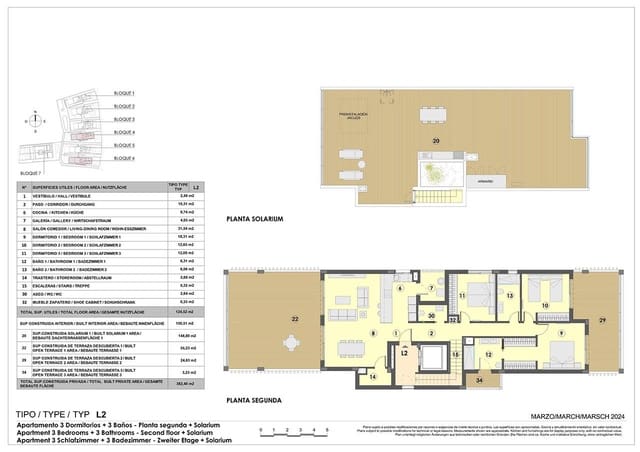 3 chambre Penthouse à vendre à Colonia de Sant Jordi, Ses Salines avec piscine garage - 970 000 € (Ref: 8990185)