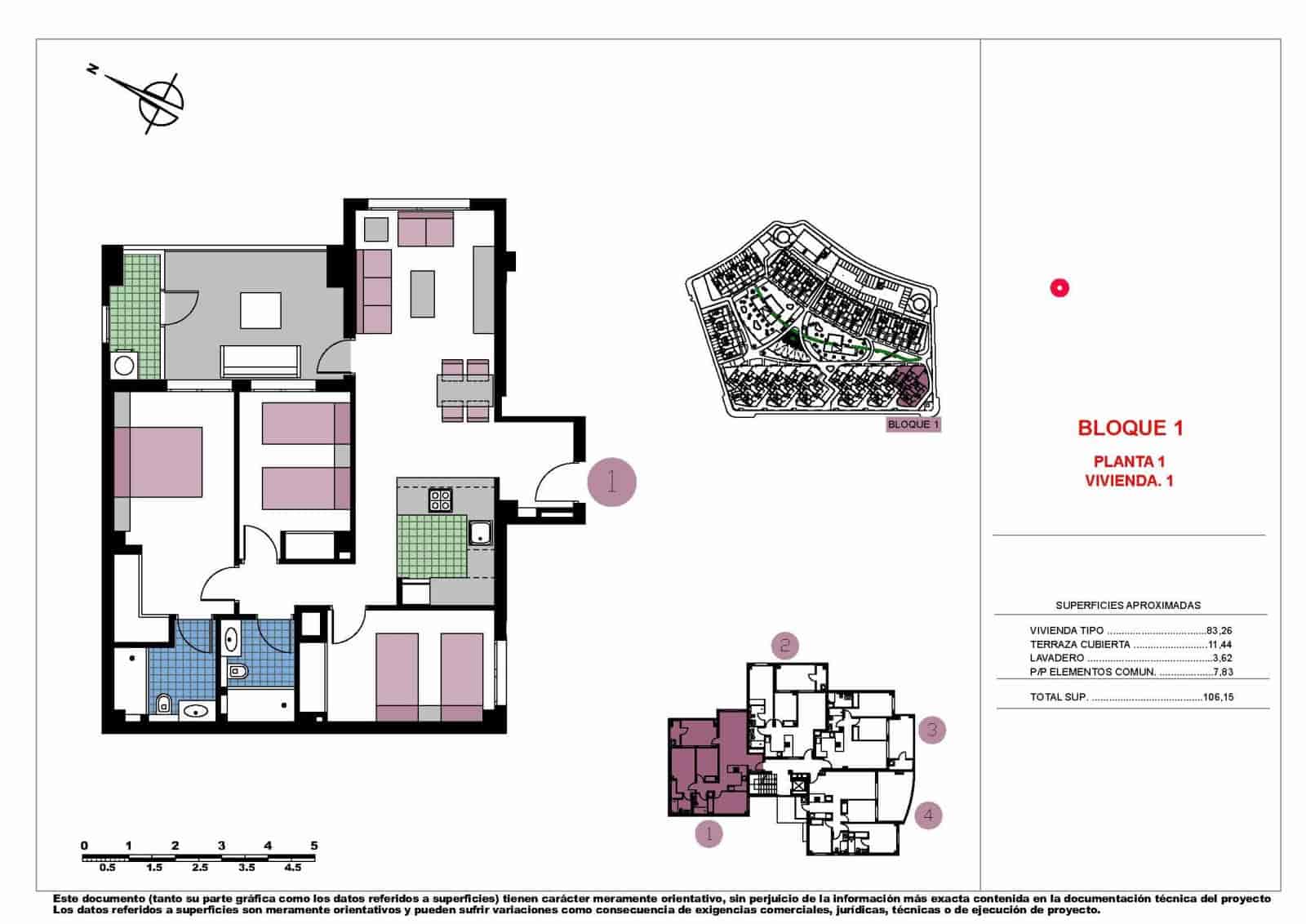 3 bedroom Apartment for sale in Pilar de la Horadada with pool - € 365,000 (Ref: 9009276)