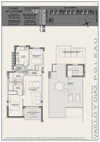 2 bedroom Penthouse for sale in Torrevieja with pool garage - € 274,900 (Ref: 9013333)