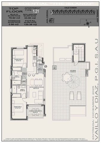 2 bedroom Penthouse for sale in Torrevieja with pool garage - € 274,900 (Ref: 9013333)