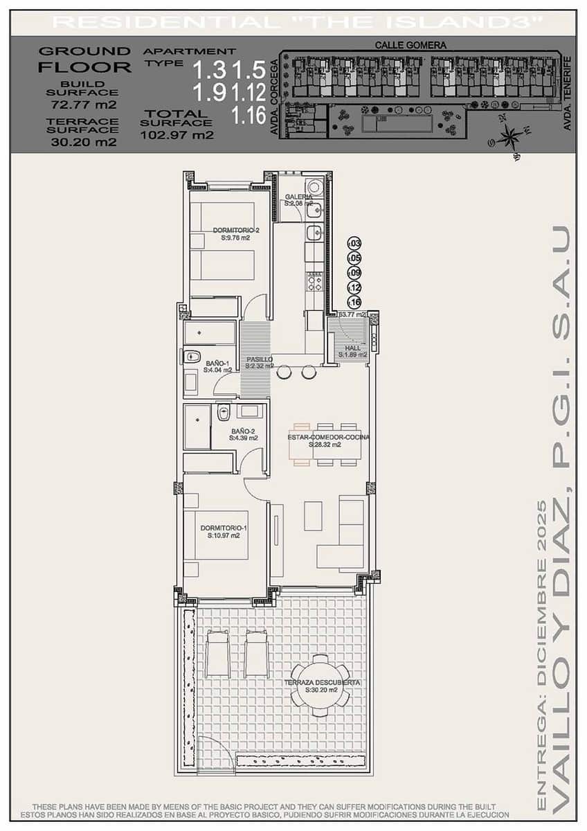 2 Zimmer Haus zu verkaufen in Torrevieja mit Pool Garage - 263.900 € (Ref: 9013336)