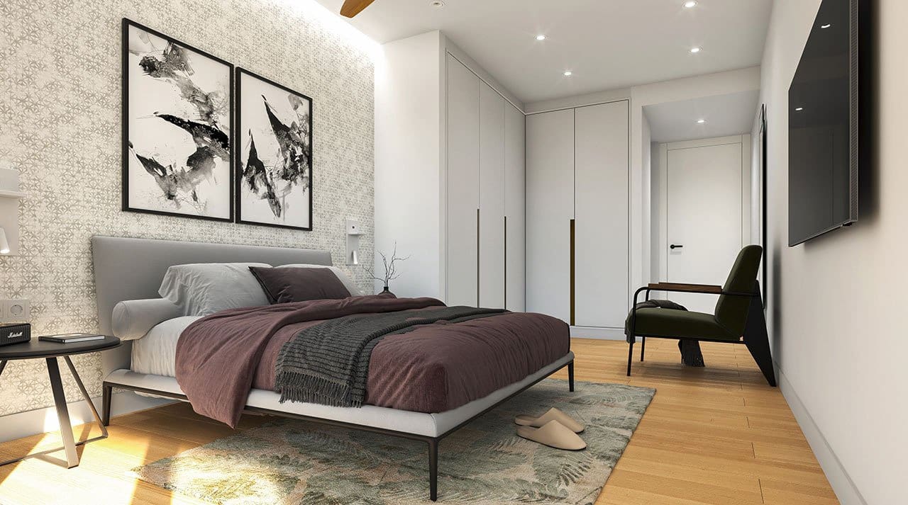 2 soverom Penthouse til salgs i Aspe med svømmebasseng garasje - € 355 000 (Ref: 9040986)