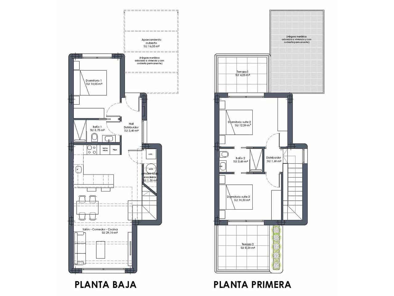 3 chambre Villa/Maison à vendre à Los Alcazares avec piscine garage - 399 900 € (Ref: 9049810)