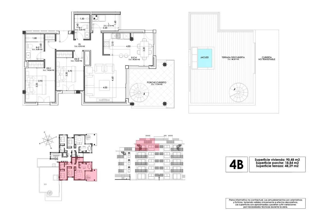2 slaapkamer Penthouse te koop in Cala Millor met zwembad garage - € 584.000 (Ref: 9127502)