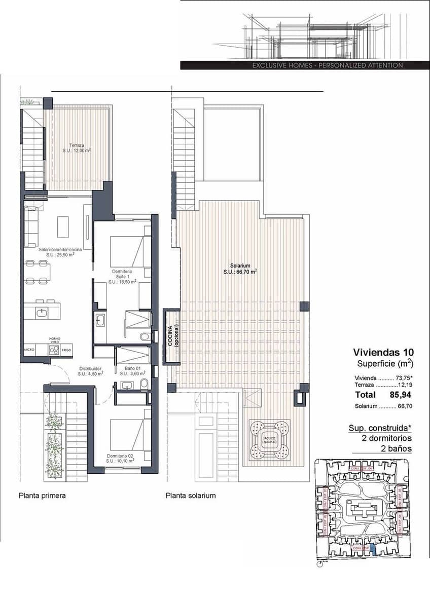 2 soveværelse Penthouse til salg i Ciudad Quesada med swimmingpool garage - € 324.000 (Ref: 9168053)