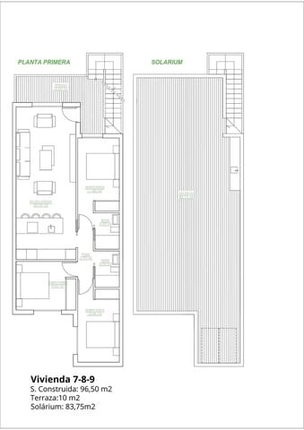 3 camera da letto Attico in vendita in San Pedro del Pinatar con piscina garage - 299.900 € (Rif: 9180276)